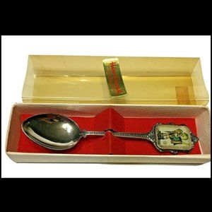 HUMMEL Josef Muller Souvenir Spoon 5" 1st Ed 1980 W. Germany Silver Plate w/ Box